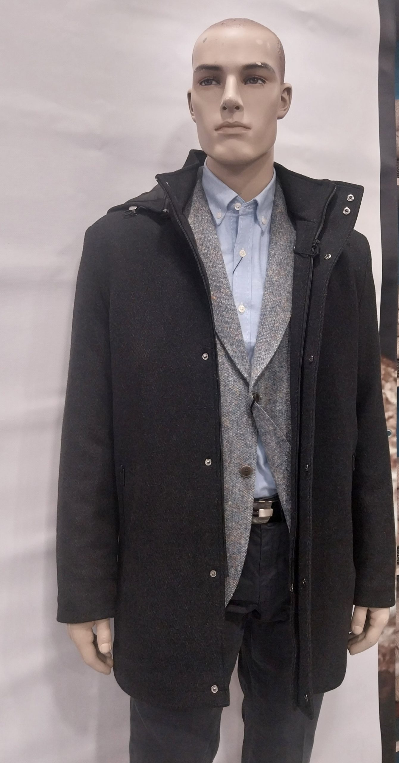 81807 Chaqueton Largo Paño