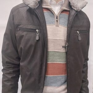 81805 Cazadora Eco-piel