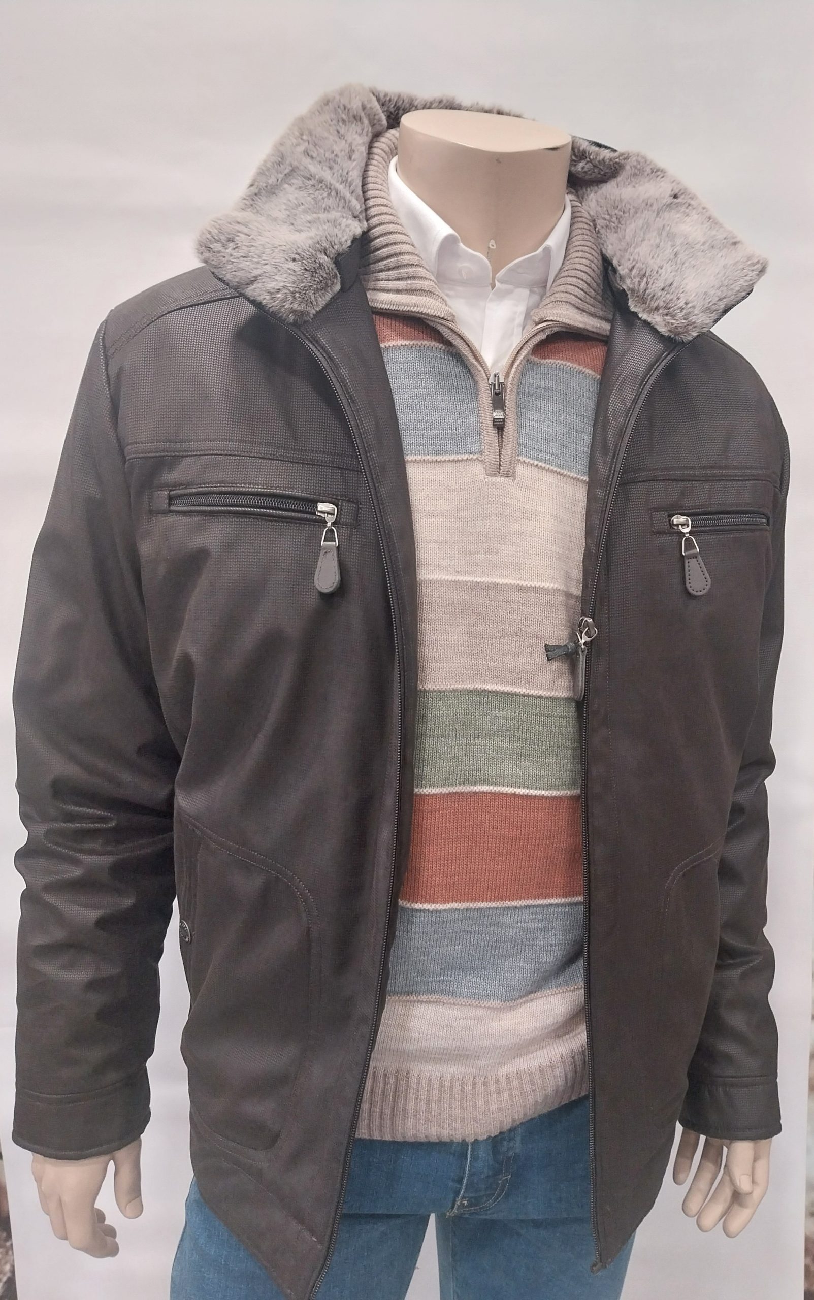 81805 Cazadora Eco-piel